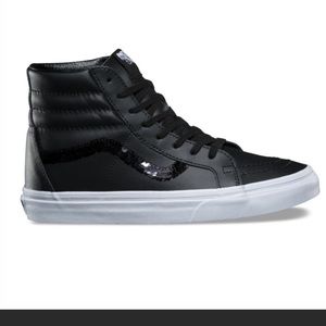 Vans Shiny Sequins Skate Hi Reissue High Top Shoes